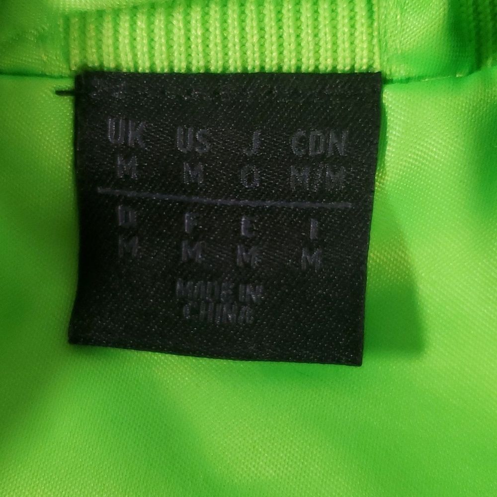 Adidas x Pharrell Williams Neon Green Bomber Track Top‎ Jacket Size Medium - Picture 7 of 13